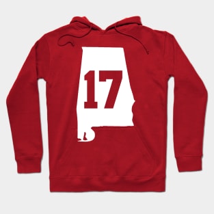 ALABAMA 17 CRIMSON Hoodie